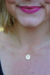 Simply Charming Rose Necklace - Gold